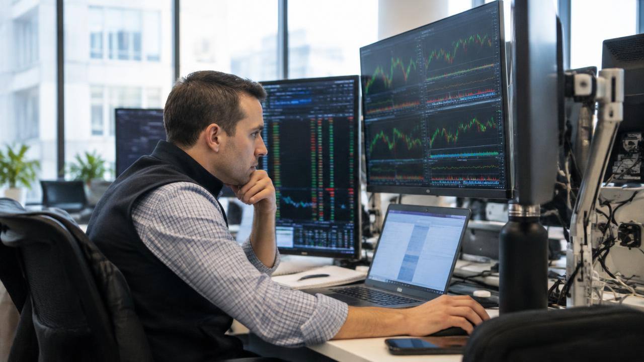 Options order flow on a trading desk